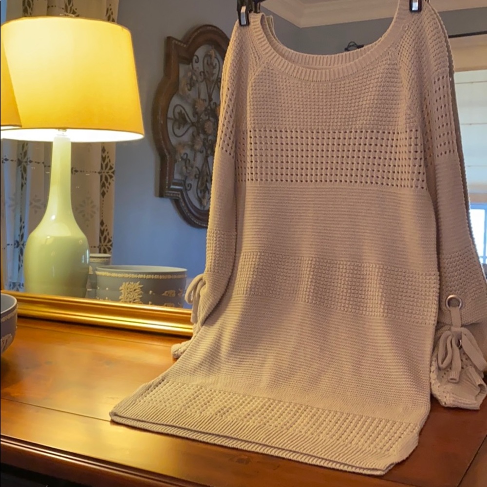 Crew neck Tunic Sweater